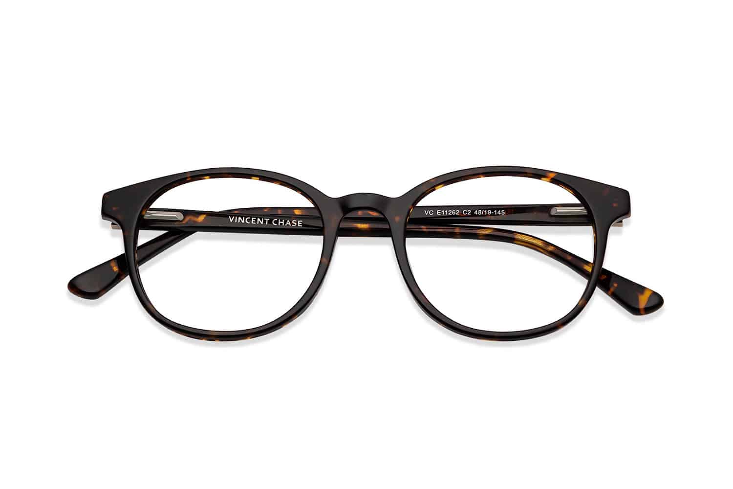 Brown Tortoise Full Rim Round Eyeglasses - Görsel 2