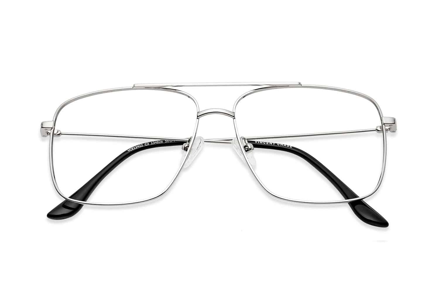 Silver Full Rim Square Sunglasses - Görsel 2