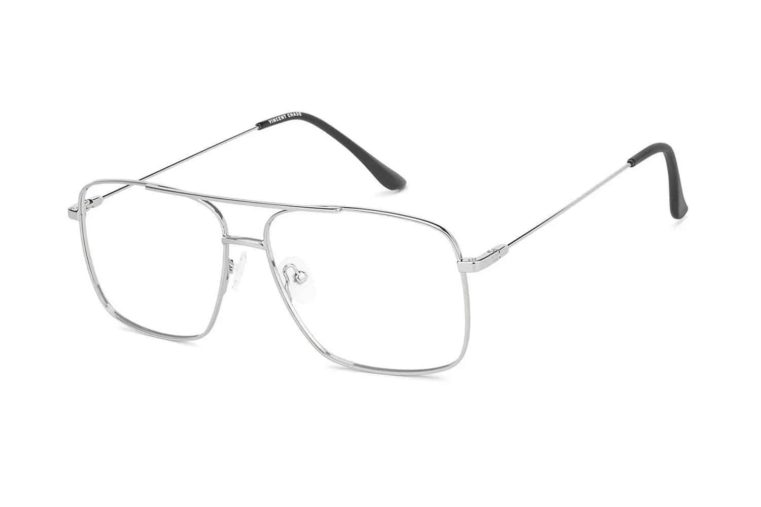 Silver Full Rim Square Sunglasses - Görsel 3