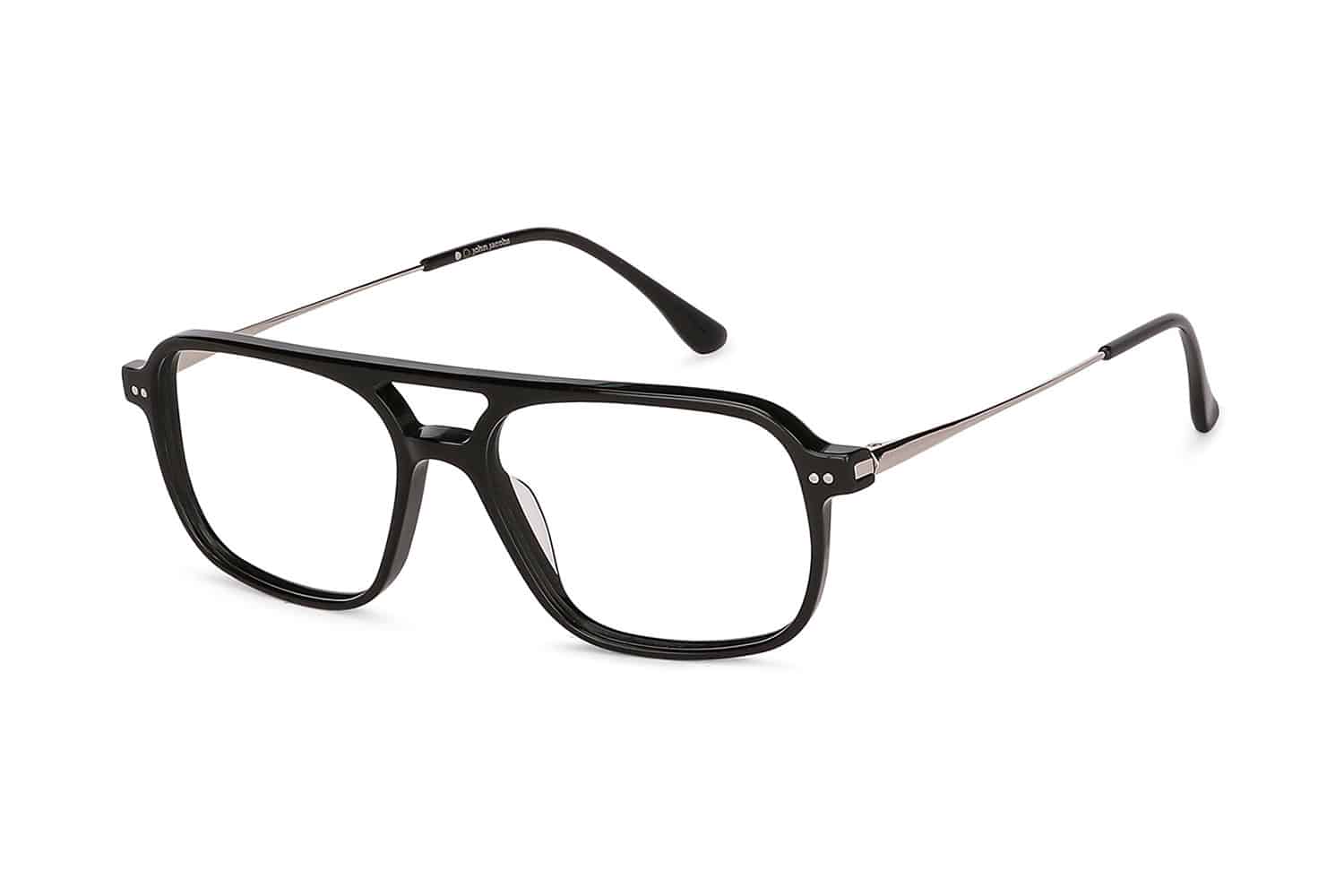Black Full Rim Square Eyeglasses - Görsel 3