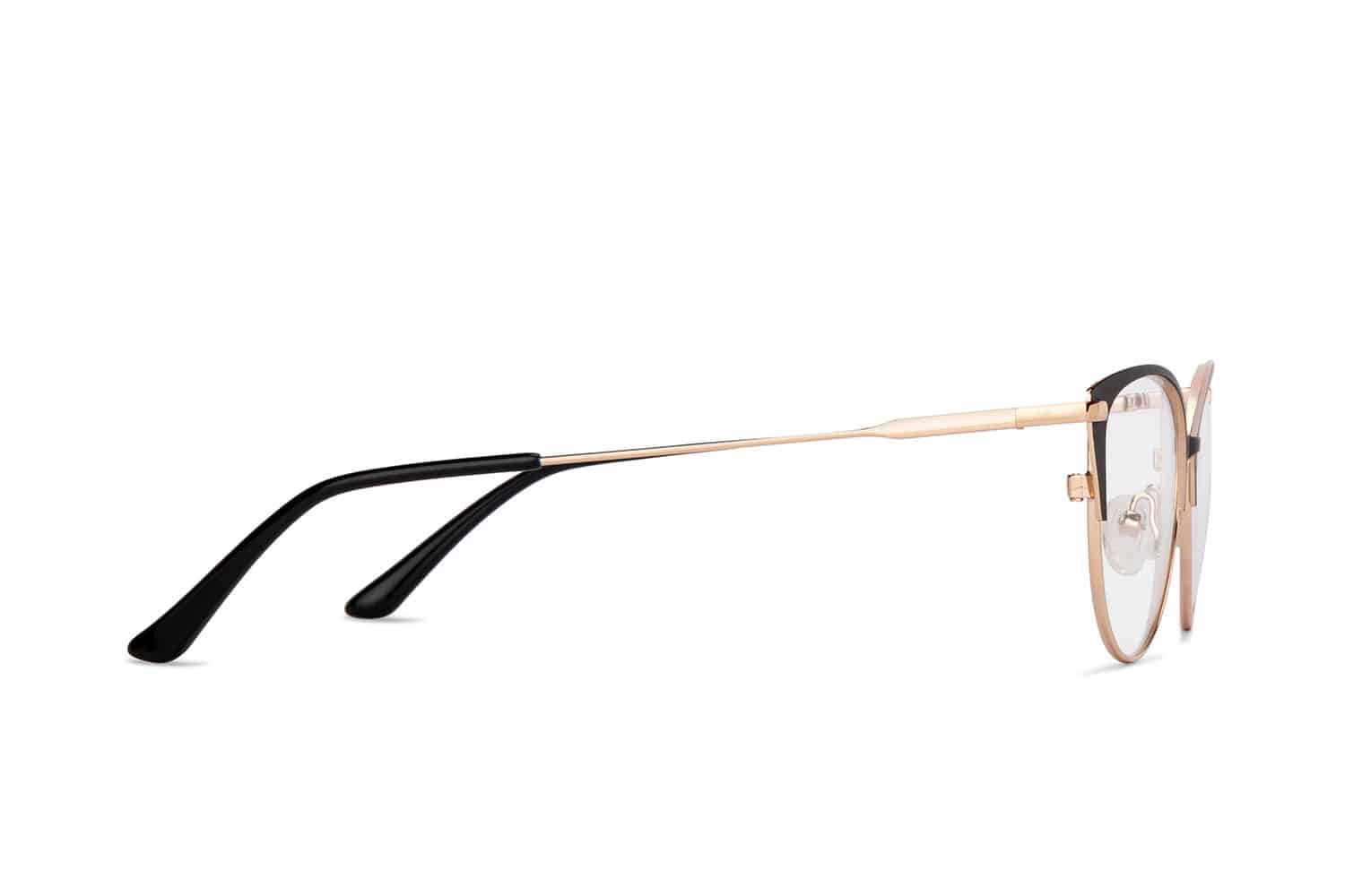 Black Full Rim Cat Eye Eyeglasses - Görsel 4